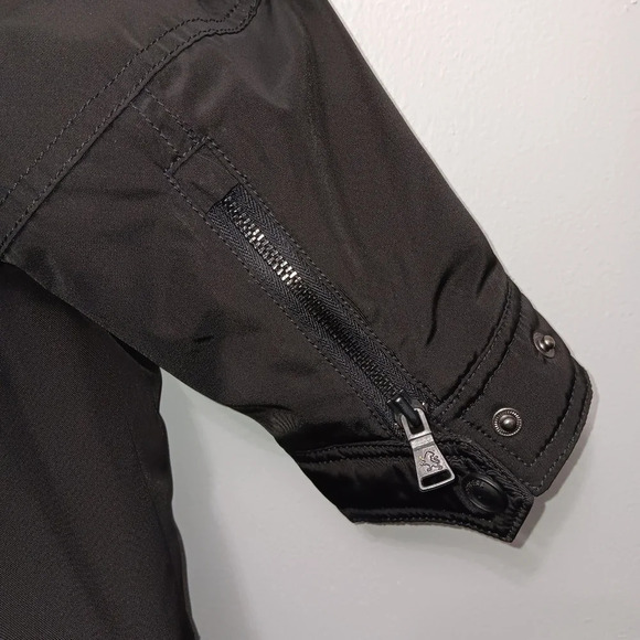 Express women's sample chores work barn jacket coat size M black with po… - Picture 9 of 12